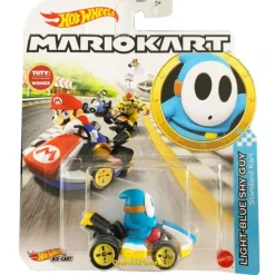 Hot Wheels Mario Kart Ljusblå Shy Guy