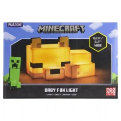 Minecraft Baby Fox Lampa