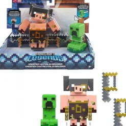 Minecraft Creeper och Piglin Bruiser