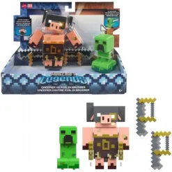 Minecraft Creeper och Piglin Bruiser