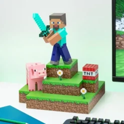 Minecraft Diorama Figur Lampa
