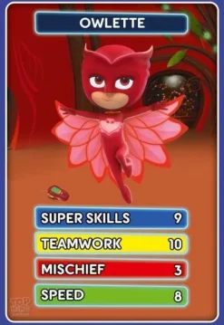 PJ Masks Top Trumps Kort