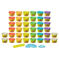 Play-Doh regnbågspaket med 40 burkar