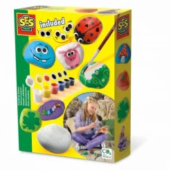 SES Creative Stenmålning Krea-set