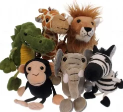 Zoo Djur Fingerdockor, 6 stycken